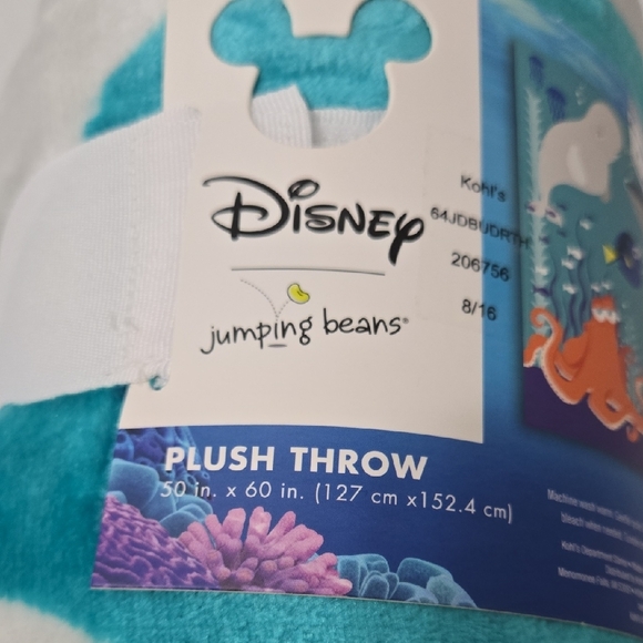 Disney Finding Dory Plush Throw Blanket 50 X 60 Inch - NWT - Picture 4 of 7